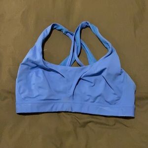 blue lululemon sports bra